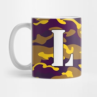 Los Angeles Camo Style Purple Gold Camouflage Mug